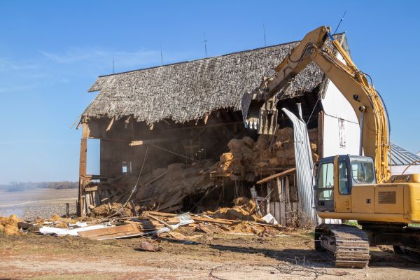 Barn Demolition in Camas