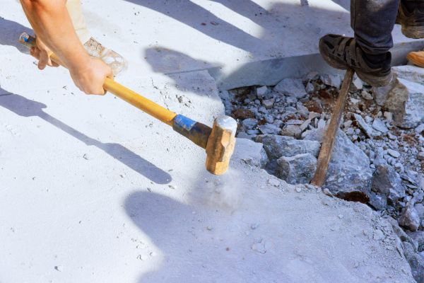 Concrete Pavement Demolition in Camas