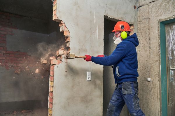 Concrete Wall Demolition in Camas